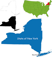 Image showing New york map