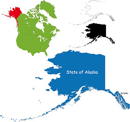 Image showing Alaska map