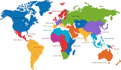 Image showing World map