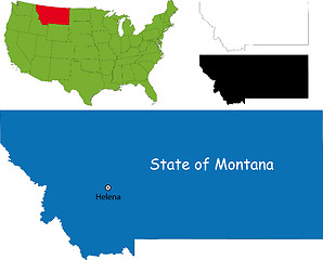 Image showing Montana map