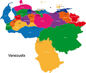 Image showing Venezuela map