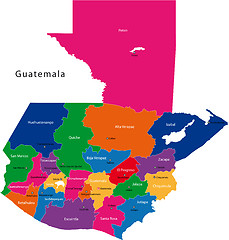 Image showing Guatemala map