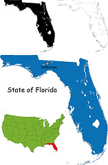 Image showing Florida map