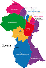 Image showing Guyana map