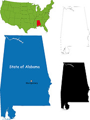 Image showing Alabama map