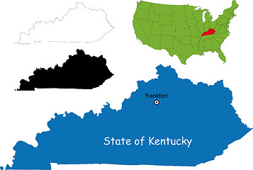 Image showing Kentucky map