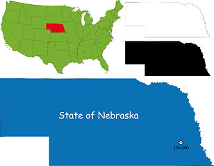 Image showing Nebraska map