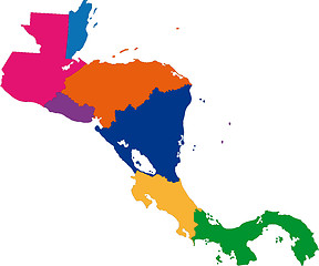 Image showing Central America map