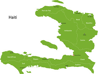 Image showing Haiti map