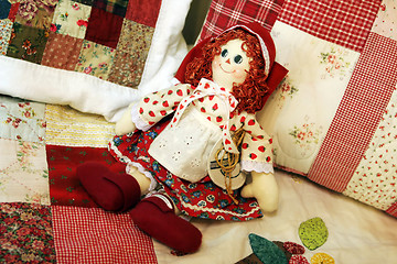 Image showing Patchwork doll