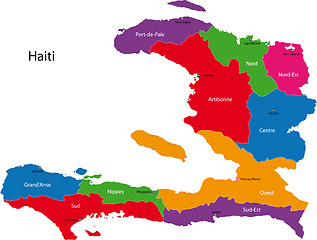 Image showing Haiti map