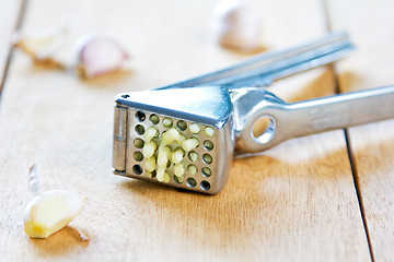 Image showing Garlic press