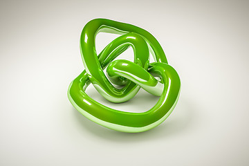 Image showing green knot