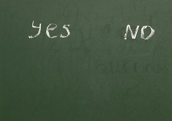 Image showing yes or no