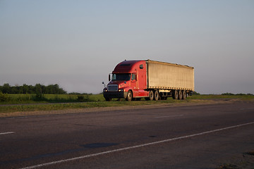 Image showing red truck