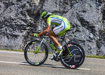 Image showing The Cyclist Moreno Moser