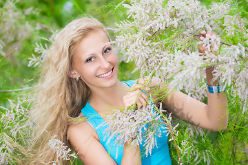 Image showing Portrait of smiling woman