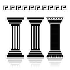 Image showing  ancient columns