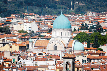 Image showing Synagogue in Florence Italy
