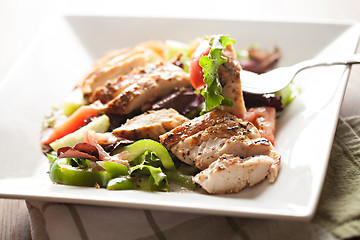 Image showing Delicious Grilled Chicken Salad