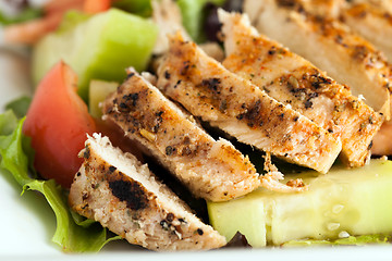 Image showing Delicious Grilled Chicken Salad