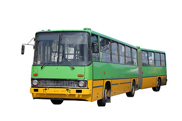 Image showing Green bus