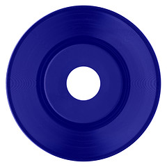 Image showing Blue vinyl record