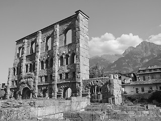 Image showing Roman Theatre Aosta