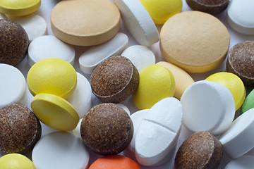 Image showing Stack of pills