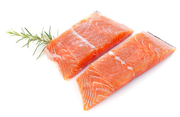 Image showing salmon fillets