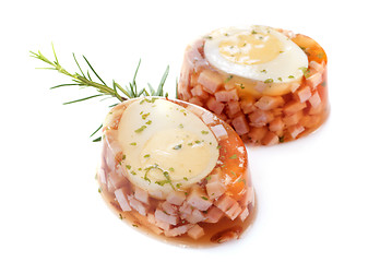 Image showing aspic of egg