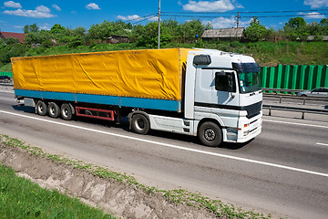 Image showing Truck on highway