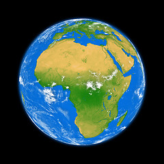 Image showing Africa on Earth