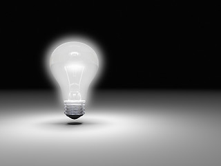 Image showing Lightbulb in dark