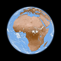 Image showing Africa on Earth