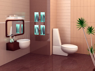 Image showing Modern bathroom