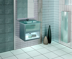 Image showing Modern bathroom