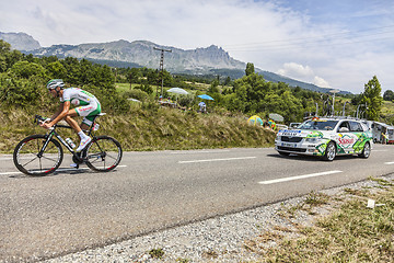 Image showing The Cyclist Brice Feillu