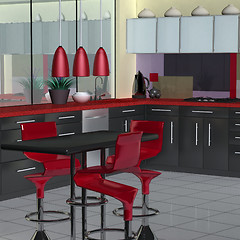 Image showing Modern kitchen