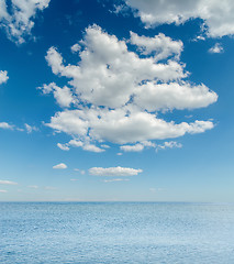 Image showing high clouds over sea