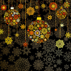 Image showing Gold christmas background. EPS 10
