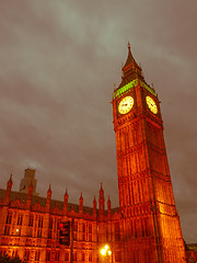 Image showing Retro looking Big Ben