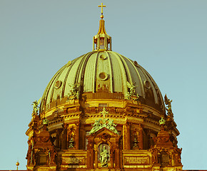 Image showing Retro looking Berliner Dom, Berlin