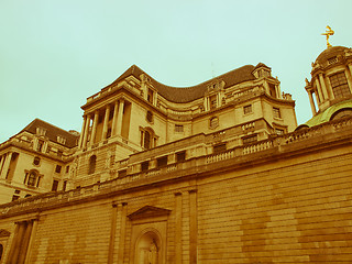 Image showing Retro looking Bank of England