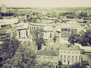 Image showing Vintage sepia City of Coventry