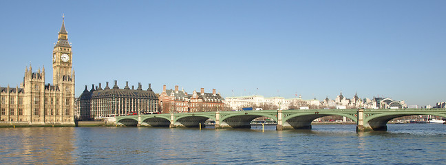Image showing Westminster bridge, London