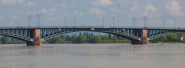 Image showing Rhine river in Mainz