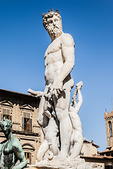 Image showing Neptune sculpture