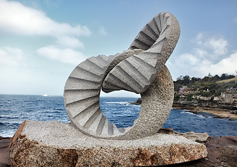 Image showing Sculpture by the Sea exhibit at Bondi