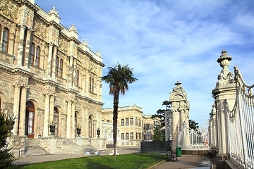 Image showing dolmabahce palace at winter - istanbul